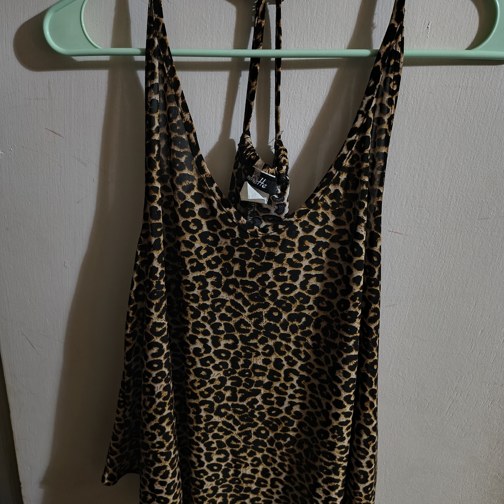 Leopard Print Tank Top
